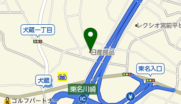 日産部品中央販売川崎支店の地図画像