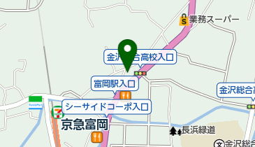 ホンダウイング富岡の地図画像