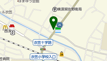 ホンダオート横須賀の地図画像