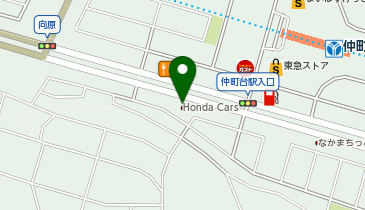 Honda Cars神奈川北都筑桜並木店の地図画像