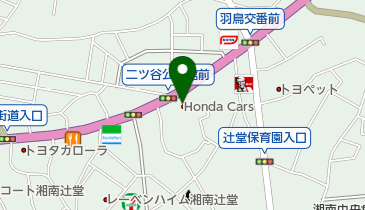 Honda Cars横浜藤沢中央店の地図画像