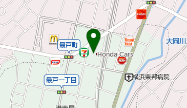 Honda Cars横浜上大岡店の地図画像