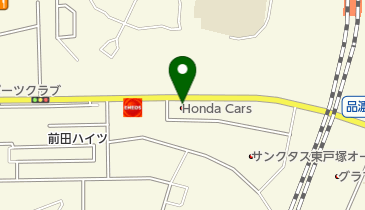 Honda Cars神奈川中東戸塚店の地図画像