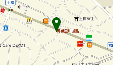 Honda Cars神奈川中宮前平店の地図画像