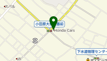 Honda Cars小田原小田原店の地図画像