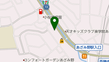 Honda Cars神奈川北あざみ野店の地図画像