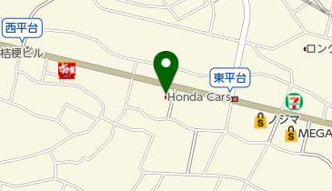 Honda Cars川崎東名川崎店の地図画像