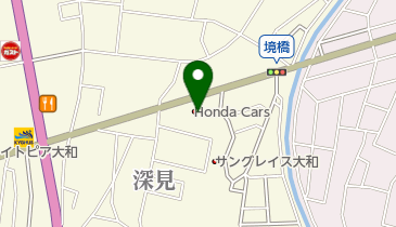 Honda Cars中央神奈川深見店の地図画像