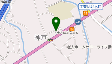 Honda Cars中央神奈川伊勢原店の地図画像