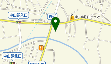 マツダオートザム横浜中山の地図画像