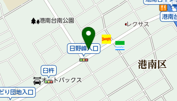 マツダオートザム港南の地図画像