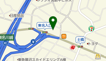 関東マツダ東名川崎店の地図画像