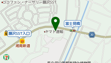 湘南マツダ藤沢店の地図画像
