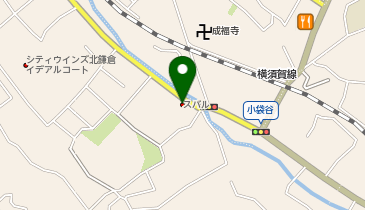 スバルショップ北鎌倉フジタモータースの地図画像