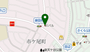 神奈川スバル荏田西店の地図画像