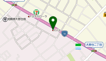 神奈川スバル相模原店の地図画像