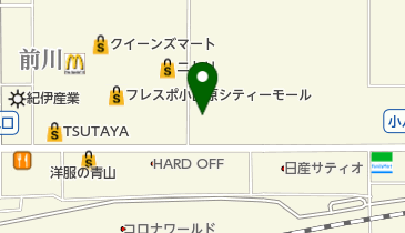 神奈川ダイハツ販売国府津店の地図画像