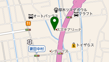スズキ自販湘南スズキアリーナ湘南あつぎの地図画像