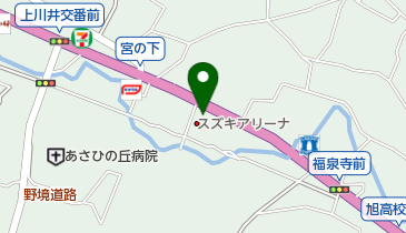 スズキ自販神奈川スズキアリーナ横浜旭の地図画像