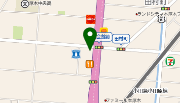 ユーメディア厚木の地図画像