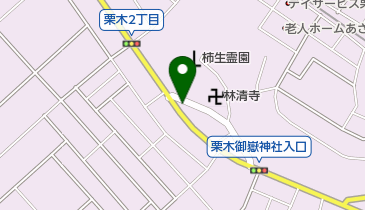 サム栗木台の地図画像