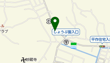 モトショップ葉山の地図画像