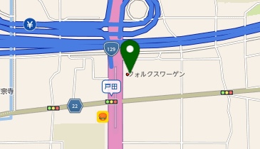 フォルクスワーゲン厚木の地図画像