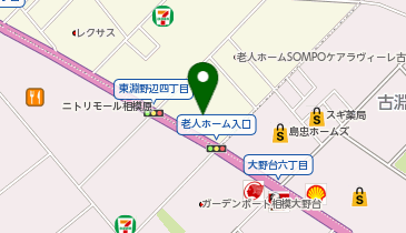 メルセデス・ベンツ相模原の地図画像