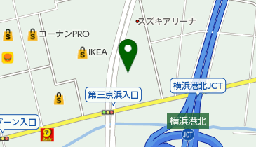 ヤナセメルセデス・ベンツ港北の地図画像