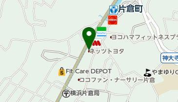 トヨタモビリティ神奈川LOHAS片倉店の地図画像