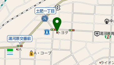 トヨタモビリティ神奈川湯河原店の地図画像