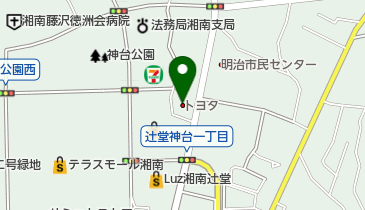 トヨタモビリティ神奈川辻堂店の地図画像
