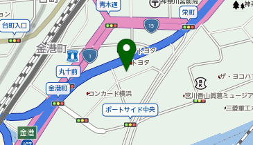 トヨタモビリティ神奈川マイクス横浜店の地図画像