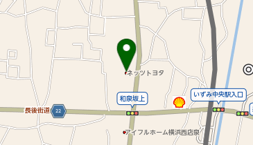 トヨタモビリティ神奈川いずみ中央店の地図画像