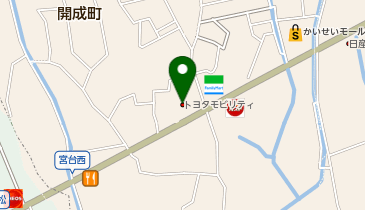 トヨタモビリティ神奈川開成店の地図画像
