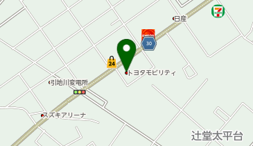 トヨタモビリティ神奈川辻堂太平台店の地図画像