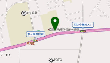 トヨタモビリティ神奈川茅ヶ崎東店の地図画像