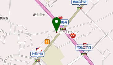 トヨタモビリティ神奈川鵜野森店の地図画像