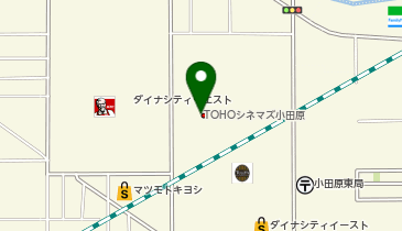 ウエインズトヨタ神奈川U-BASE西湘の地図画像