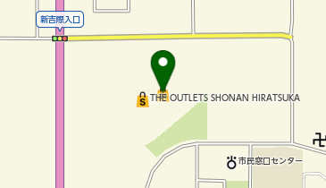 ウエインズトヨタ神奈川U-BASEプレミアム平塚の地図画像