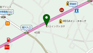 ウエインズトヨタ神奈川はだの桜みち店の地図画像