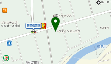 ウエインズトヨタ神奈川ワークピット横浜の地図画像