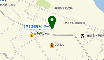 ウエインズトヨタ神奈川ビークルステーション小田原の地図画像