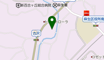 日産神奈川Carスクエア百合ヶ丘の地図画像