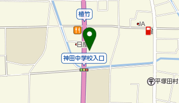 日産神奈川Carスクエア平塚田村の地図画像