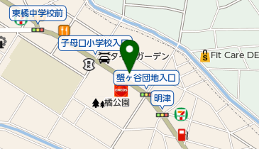 東日本三菱自動車販売元住吉店の地図画像