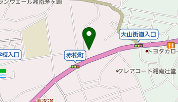 神奈川スバルカースポット湘南の地図画像