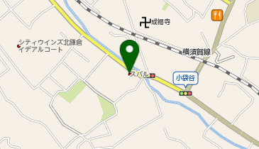 スバルショップ北鎌倉フジタモータースの地図画像