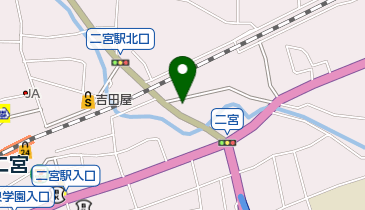 神奈川ダイハツ販売ダイハツショップダイハツ二宮の地図画像