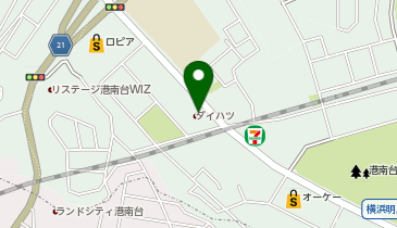 神奈川ダイハツ販売港南台店の地図画像